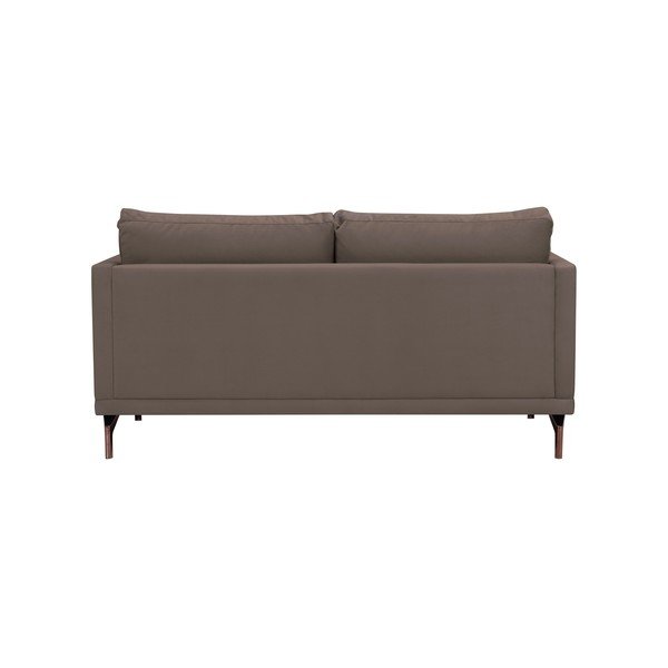 Jupiter barna kétszemélyes kanapé, aranyszínű lábakkal - Windsor & Co Sofas-image-3
