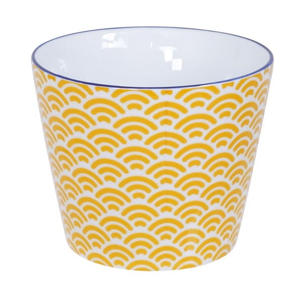 Star/Wave sárga-fehér bögre, 180 ml - Tokyo Design Studio