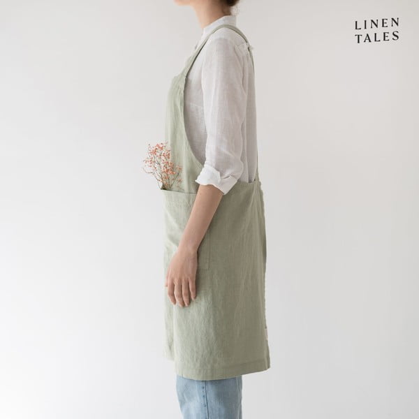 Len kötény Crossback – Linen Tales-image-2