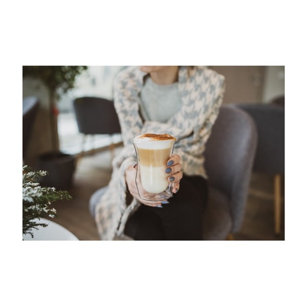 Üveg duplafalú bögre szett 6 db-os 250 ml – Vialli Design-image-4