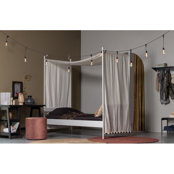 Sara rózsaszín bársony puff, ⌀ 46 cm - WOOOD-image-1