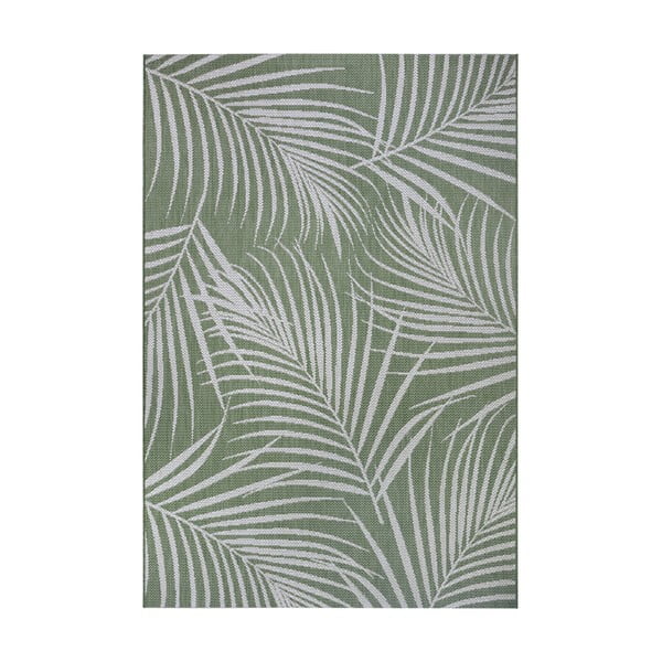 Flora zöld kültéri szőnyeg, 200x290 cm - Ragami