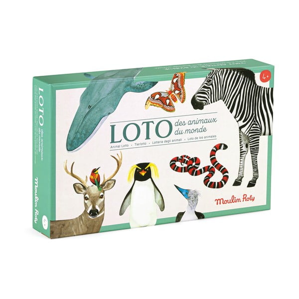 Társasjáték Loto Állatok - Moulin Roty-image-1