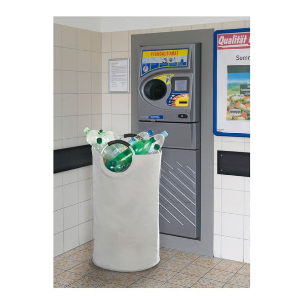 Fehér textil szelektív szemetes 69 l Jumbo – Wenko-image-1