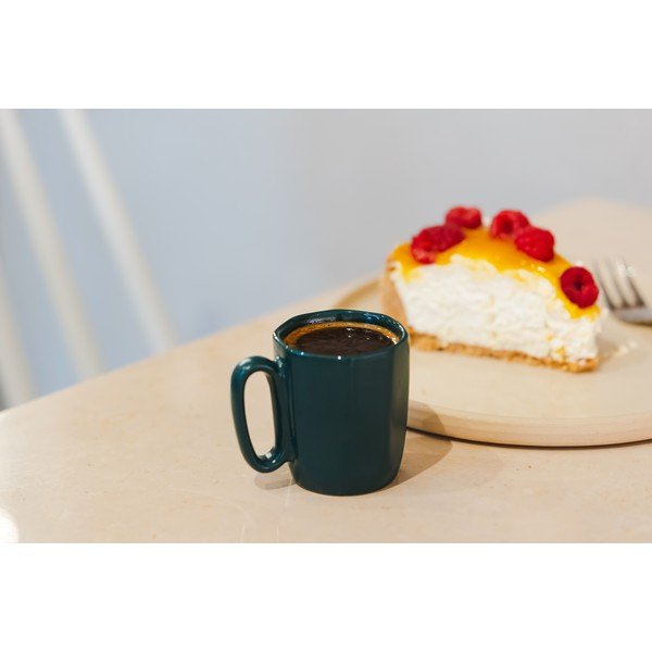 Sötétzöld agyagkerámia eszpresszó bögre szett 2 db-os 80 ml Fuori – Vialli Design-image-1