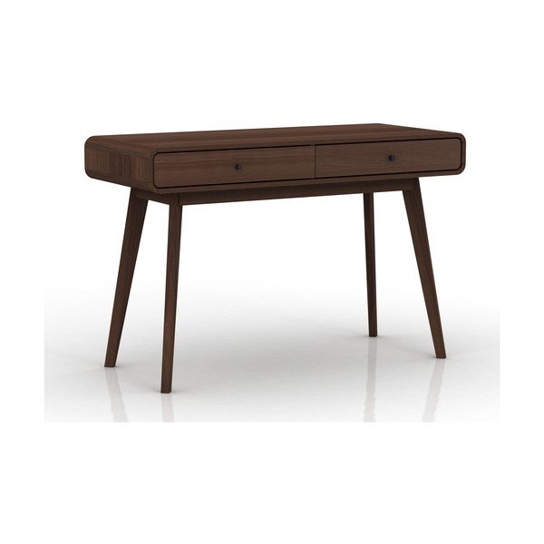 Íróasztal diófa dekorral 50x120 cm Cassie – Støraa-image-1