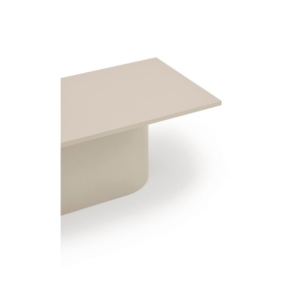 Krémszínű dohányzóasztal 50x111 cm Totem – Teulat-image-4