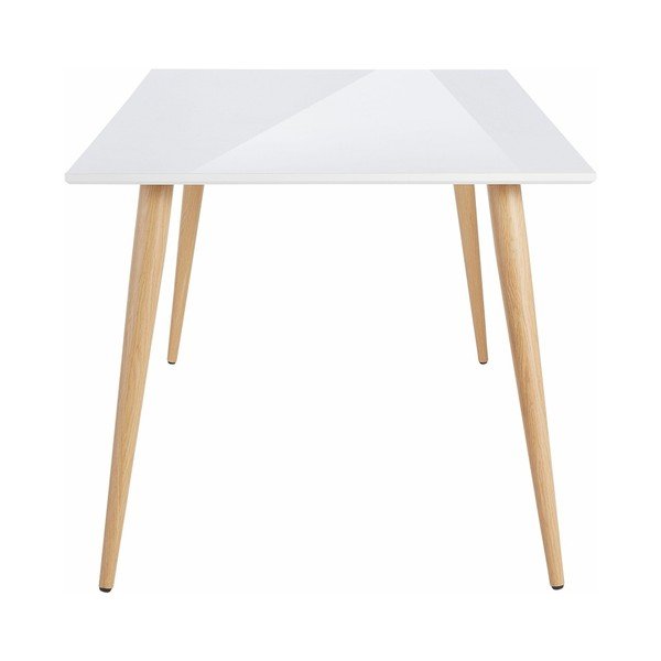 Canton fényes fehér étkezőasztal, 160 x 90 cm - Støraa-image-2