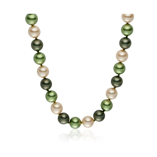 Mystic zöld gyöngy nyaklánc, 45 cm - Pearls of London