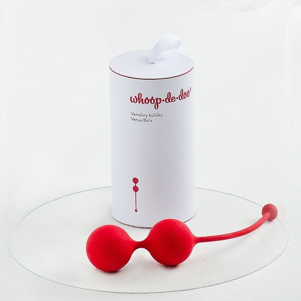 Stílusos piros gésagolyók, 65 g - Whoop.de.doo-image-1