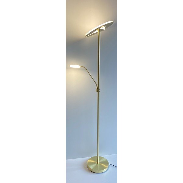 Aranyszínű LED dimmelhető állólámpa (magasság 180 cm) Dent – Fischer & Honsel-image-1