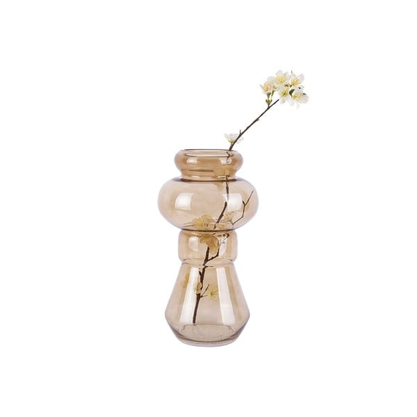 Morgana barna üveg váza, magasság 35 cm - PT LIVING-image-2