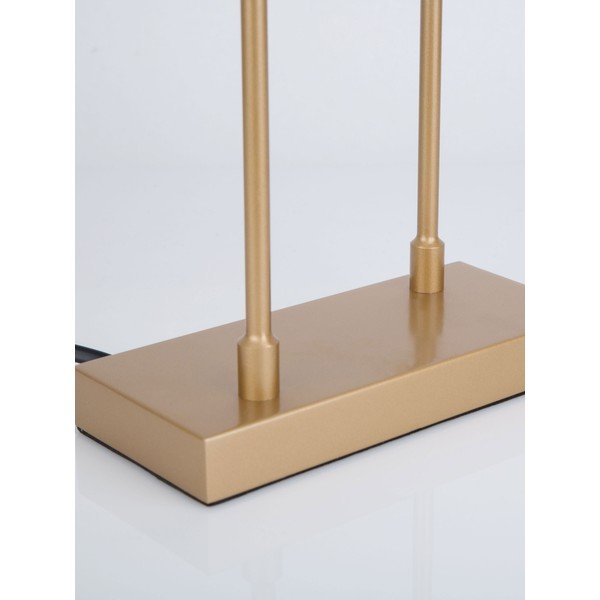 Aranyszínű fém LED asztali lámpa akrilüveg búrával (magasság 52 cm) Atomo – Nova Luce-image-4