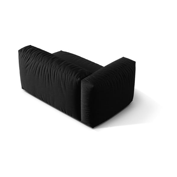 Fekete kanapé modul (bal oldali) Martina – Micadoni Home-image-3