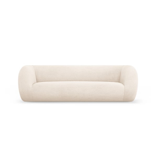 Krémszínű buklé kanapé 230 cm Essen – Cosmopolitan Design