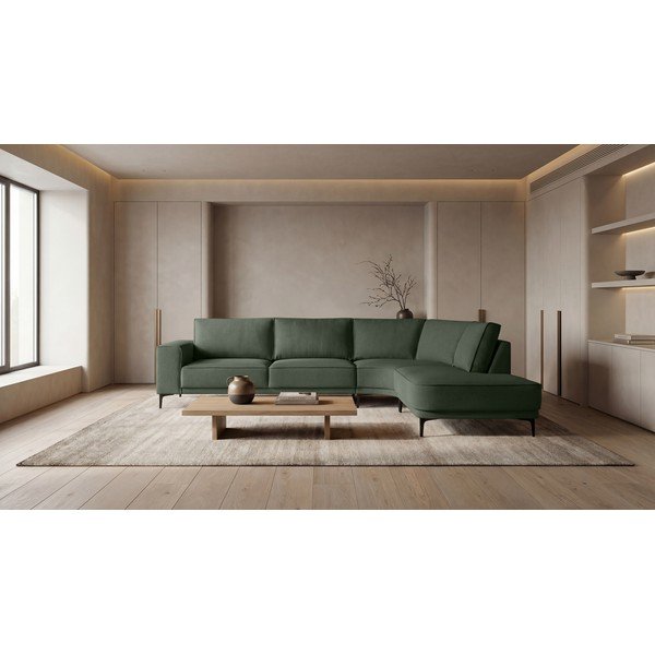 Khaki sarokkanapé (jobb oldali) Copenhagen – Scandic-image-1