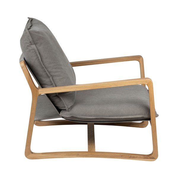Szürke-natúr színű fa kerti fotel Azenon – Côté Table-image-3