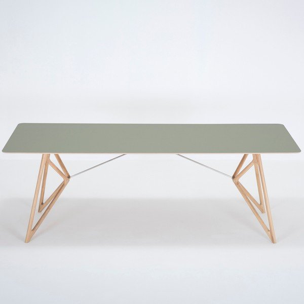 Tink tölgyfa étkezőasztal, 220 x 90 cm - Gazzda-image-4