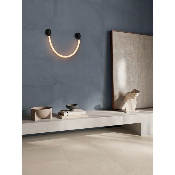 Fehér-matt fekete acél LED fali lámpa Ilane – Nova Luce-image-1