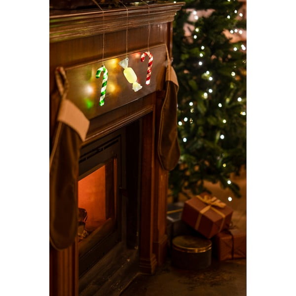 Fehér függő karácsonyi fénydekoráció ø 1,5 cm Hannah – Sirius-image-4