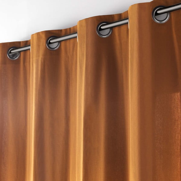 Barna függöny 135x260 cm Twily – douceur d'intérieur-image-1