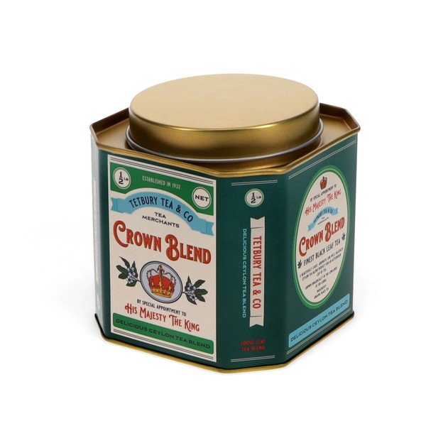 Fém teatartó doboz Crown Blend – Rex London