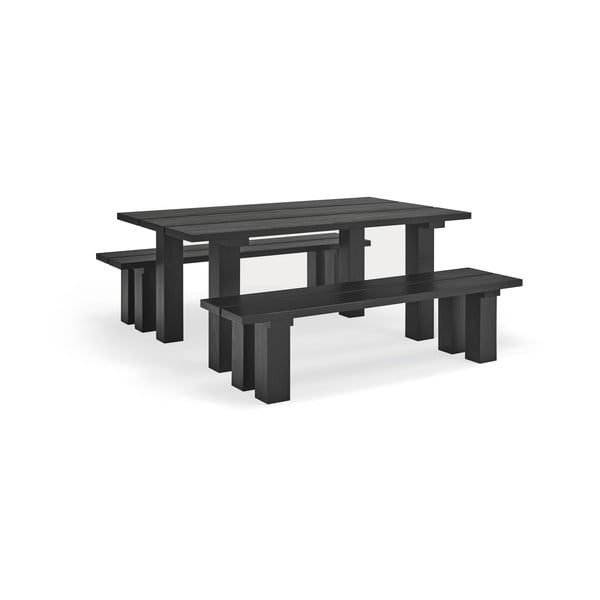 Étkezőasztal borovi fenyő asztallappal 100x180 cm Banda – Teulat-image-4