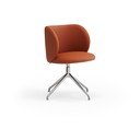 Narancssárga kárpitozott étkezőfotel Mogi – Teulat