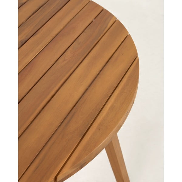 Vilma akácfa kerti étkezőasztal, ø 90 cm - Kave Home-image-3