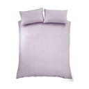 Levendula színű kétszemélyes-hosszabbított krepp ágyneműhuzat 230x220 cm Heatset Wave – Catherine Lansfield