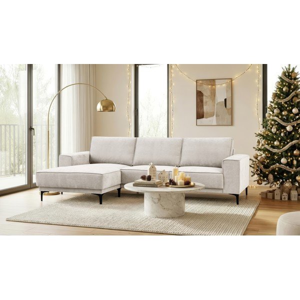 Krémszínű sarokkanapé (bal oldali) Copenhagen – Scandic-image-2