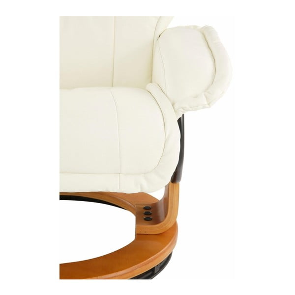 Roubaix krémszínű fotel lábtartóval - Støraa-image-4