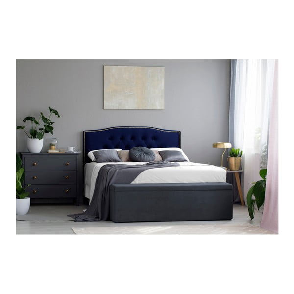 Daisy tengerkék fejvég, 160 x 120 cm - Mazzini Sofas-image-2