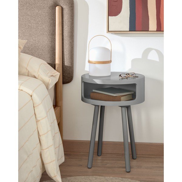 Bruk szürke tárolóasztal - Kave Home-image-1