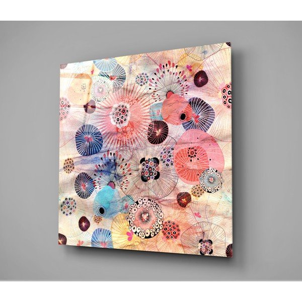 Alternative Flowers üvegkép, 40 x 40 cm - Insigne-image-3