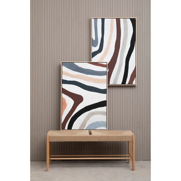 Keretezett-vászon kép szett 2 db-os 63x93 cm Astratto – Premier Housewares-image-4