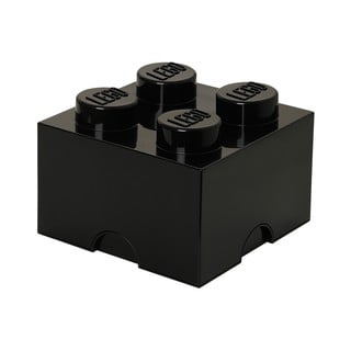Négyszögletes fekete tárolódoboz - LEGO®