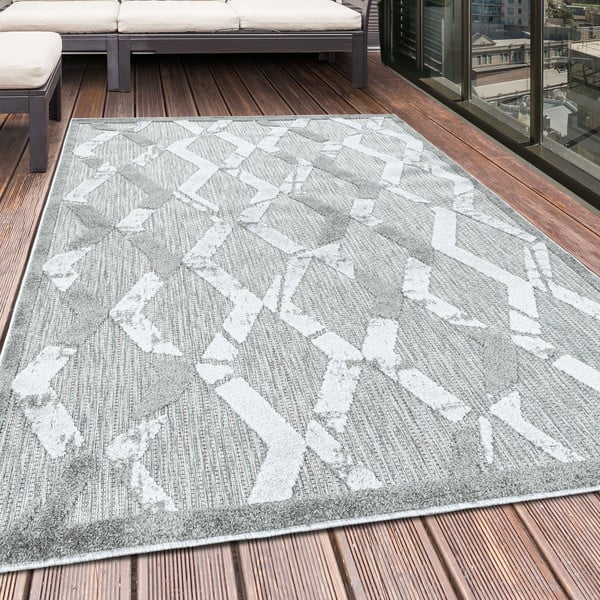 Világosszürke kültéri szőnyeg 200x290 cm Bahama – Ayyildiz Carpets-image-1