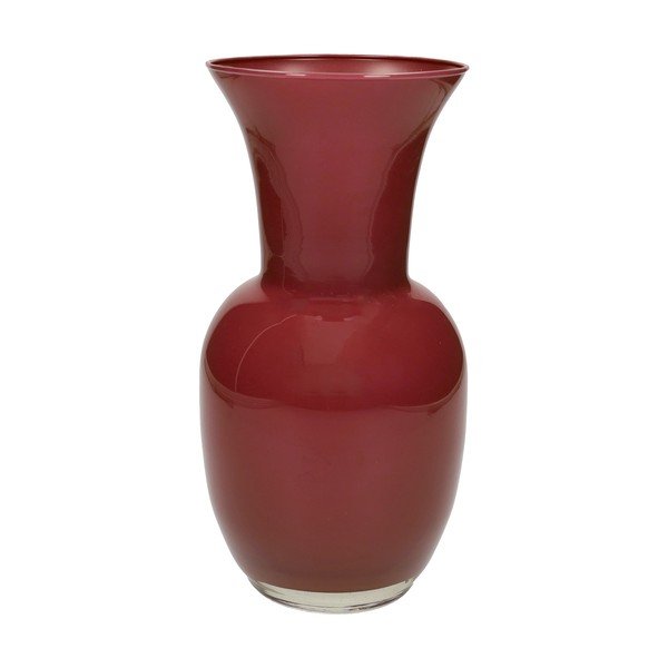 Piros üveg váza (magasság 26 cm) – Brandani
