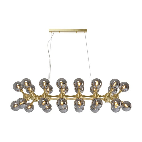 Szürke-aranyszínű függőlámpa ø 12 cm Atomic – Kare Design-image-2