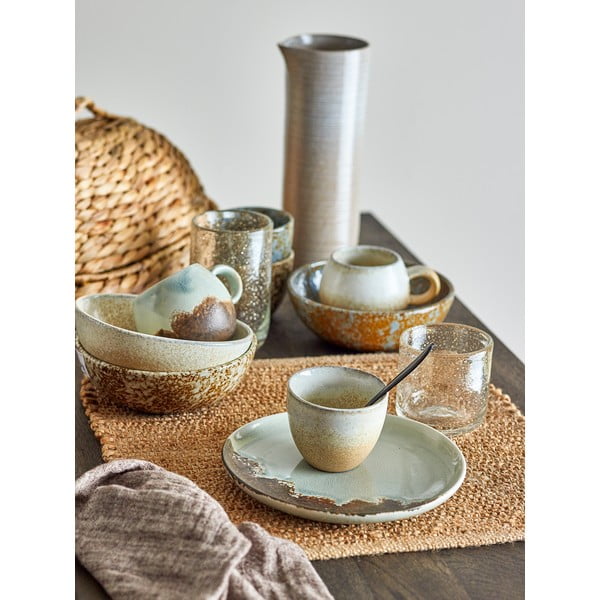 Agyagkerámia étkészlet 12 db-os Paula – Bloomingville-image-1