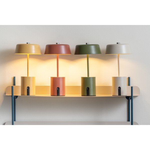 Okkersárga fém LED asztali lámpa (magasság 22,5 cm) Elemental LED – Leitmotiv-image-2