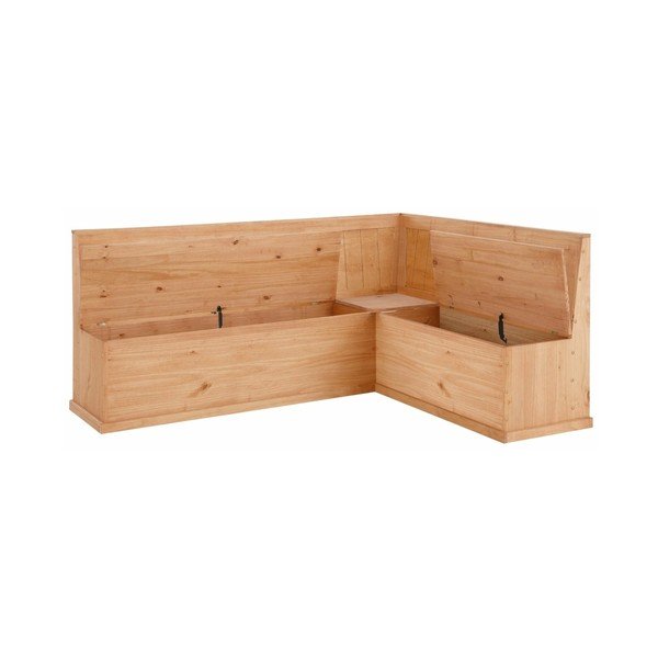 Silas sarokpad tárolóval borovi fenyőből - Støraa-image-2