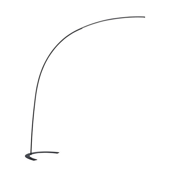 Sötétbarna LED dimmelhető állólámpa (magasság 210 cm) Shanghai – Trio