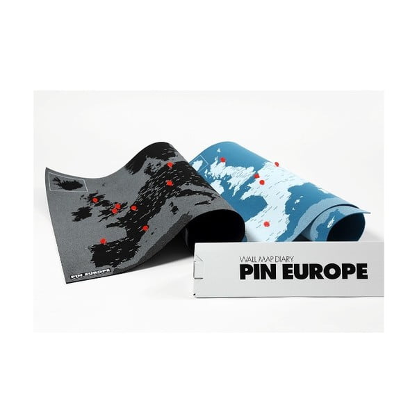 Pin World fekete Európa falitérkép, 100 x 80 cm - Palomar-image-2