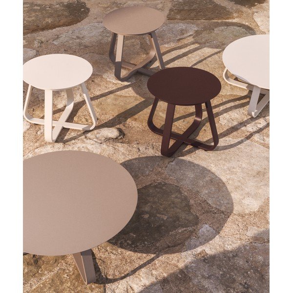 Fém kerek kerti kisasztal ø 48 cm Tamaris – Kave Home-image-3