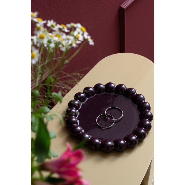 Kerámia dekoratív tálca ø 20 cm Cadiz Dotty – PT LIVING-image-1
