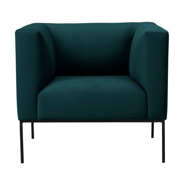 Neptune petróleumzöld bársony fotel - Windsor & Co Sofas