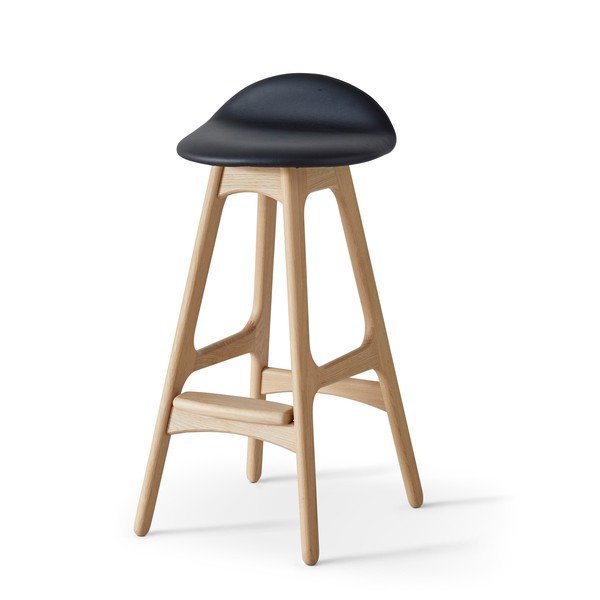 Bőr forgó bárszék 79 cm Buck – Hammel Furniture-image-3