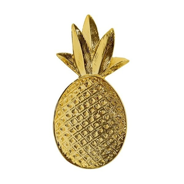 Ananas arany színű kerámia dekorációs alátét - Bloomingville